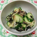 moruchama's cooksnap of when they made きゅうりとみょうがの塩昆布あえ.