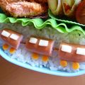 おふう☆0120's cooksnap of when they made ころころウインナーで電車のお弁当♪.