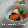 かけまま's cooksnap of when they made かりっ♪ぽりっ♪新鮮野菜の簡単甘酢漬け.