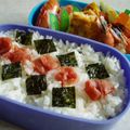 おうさ's cooksnap of when they made カラフルのり弁☆.
