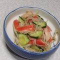 きらり流れ星's cooksnap of when they made アラスカともやしの酢の物.