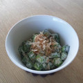 トーマスひびき's cooksnap of when they made おくらの梅マヨ和え☆.