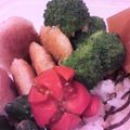 プンプン庵's cooksnap of when they made お弁当に♡ミニトマトのお花.