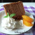 みかぱちこ's cooksnap of when they made ♡ココアシフォン♡.