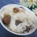 miyuki12's cooksnap of when they made 栗おこわ☆（圧力鍋）.