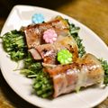 kichicoron's cooksnap of when they made 水菜のベーコン巻き巻き.