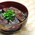 momosukekan's cooksnap of when they made ねっとりウマイ！かつおのゴマ漬け丼.