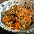 うに１１８'s cooksnap of when they made レンコンと人参の簡単きんぴら☆.