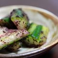 creo's cooksnap of when they made 材料2つ　たたきキュウリのゆかり和え.