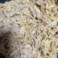 むらや's cooksnap of when they made 我が家の節約飯◎豚こまときのこの生姜焼き.