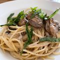 ひろと＾＿＾ママ's cooksnap of when they made 牡蠣オイル＆塩昆布で牡蠣クリームパスタ.