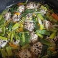 くみことムック's cooksnap of when they made 【貧血予防】ひじき入り肉団子のスープ.