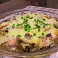 うめっこみなたろぅ's cooksnap of when they made 準備は5分!?キノコたっぷり鮭のマヨオーブン焼き.