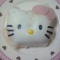 ヨッスィー☆'s cooksnap of when they made キティちゃんの白いオムライス！娘大喜び☆.