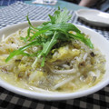 えみんちゅ＊'s cooksnap of when they made 節約レシピ★中華風もやしと春雨の卵とじ.