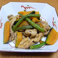 こーきmama's cooksnap of when they made かぼちゃといんげんの甘辛炒め.