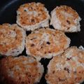 ありかん's cooksnap of when they made 照り焼きつくねバーグ.