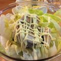 ゆまこたん's cooksnap of when they made 鯖の缶詰とレタスの焼肉のタレマヨサラダ.