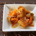 rosek's cooksnap of when they made 赤魚フィレで南蛮漬け.