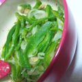 たろすけちゃん's cooksnap of when they made 玉ねぎとピーマンの胡麻つゆ和え✿.