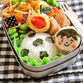 ＴＷＯＨＥＡＲＴＳ's cooksnap of when they made 冷凍エビシューマイでキャラ弁おかず.