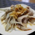 スイートゆう's cooksnap of when they made 新ごぼうとゆで豚の香味和え.