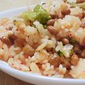 yappyパクパク's cooksnap of when they made 納豆チャーハン.