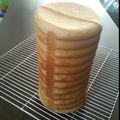 Harurei29's cooksnap of when they made トヨ型で♪クリームチーズパン.