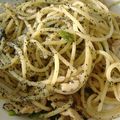 moritaya's cooksnap of when they made エリンギと豚の胡麻風味パスタ.