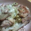 徹嫁っち's cooksnap of when they made キャベツも美味！オリーブと鶏肉のワイン煮.