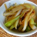 うさぎのシーマ's cooksnap of when they made 茎ブロッコリー皮大根の炒りつけ♪.