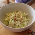 kikikko's cooksnap of when they made レタスのおかかごまマヨぽんサラダ.