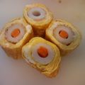 YUMIKOMUGI's cooksnap of when they made お弁当に＊人参ちくわin♪卵焼き＊.