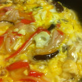 sumirex's cooksnap of when they made 豆腐と白ネギとカニカマの卵とじ☆中華風.