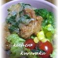 くららか's cooksnap of when they made 鶏のから揚げ＊ピリ辛中華風（油淋鶏）.