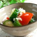 おしす's cooksnap of when they made トマトときゅうりのさっぱりサラダ♪.