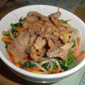 たちゅら's cooksnap of when they made 豚こま肉で★ビビン丼.