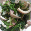 keitan0820's cooksnap of when they made イカとほうれん草のナムル.