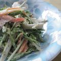 sweetmacaron's cooksnap of when they made ごぼうと水菜のサラダ.