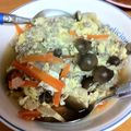 迦陵♪'s cooksnap of when they made 楽ｳﾏ♪野菜と鶏ミンチの卵とじ風♪.