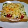 puniＫ's cooksnap of when they made ゆで卵　de　彩りトッピング♪.
