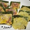 ＪＵＮちゃン's cooksnap of when they made とろけるチーズで★簡単チーズせんべい♪.