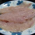 るる子's cooksnap of when they made カマスの刺身.