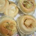 まゆCHOCOカフェ's cooksnap of when they made HB ｄｅ生クリームと練乳入りのわたパン.