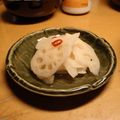 jumborg7's cooksnap of when they made レンコンの酢漬け.