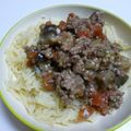 bonnet's cooksnap of when they made ナスとトマトのアメリカン・パスタソース.