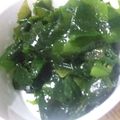 ゆーあちん's cooksnap of when they made ヘルシー♪低カロ♪キムチの素でワカメ和え.