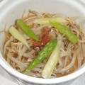 きらり流れ星's cooksnap of when they made レンジシェフでもやしとアスパラの和え物♪.