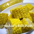 yukiはぴ's cooksnap of when they made 蒸しとうもろこし＆シワにならない保存法.