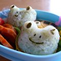 おふう☆0120's cooksnap of when they made 子供が喜ぶ弁当☆かえるトリオおにぎり.